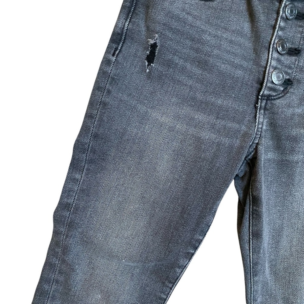 GAP Denim Girls High Rise Ankle Jegging 8 Gray Wash Stretch Skinny Jeans NWT - Picture 5 of 13
